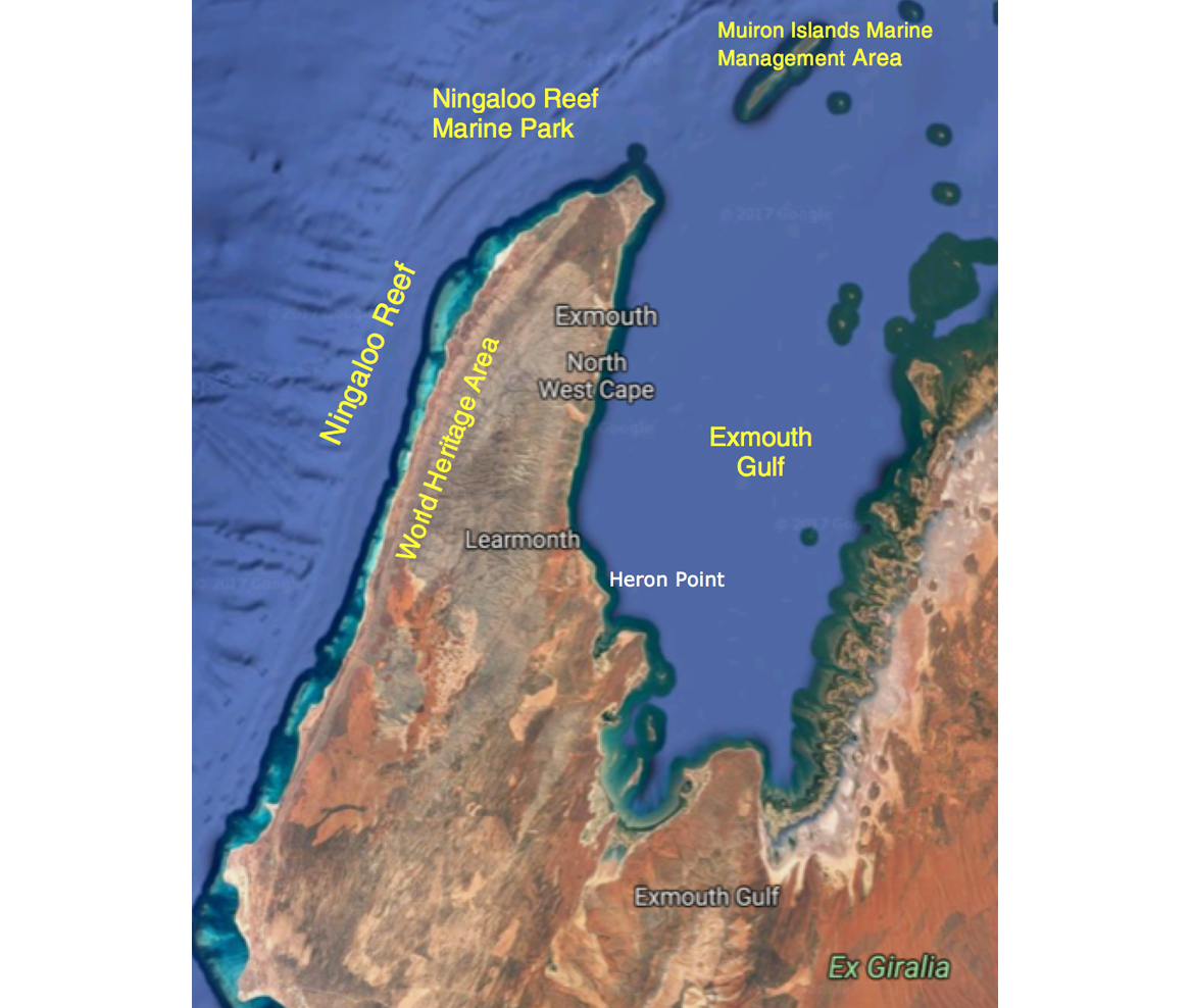 Ningaloo Coast Map
